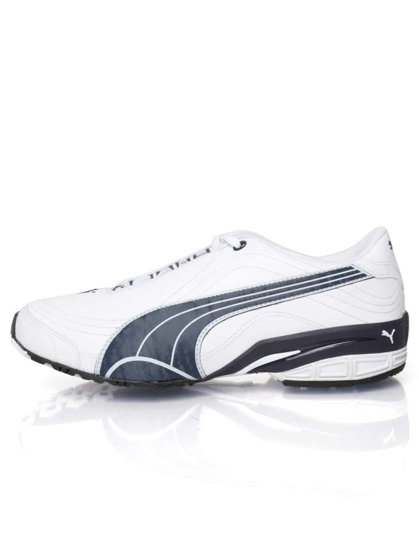 Puma men white tazon ii running shoes cheap