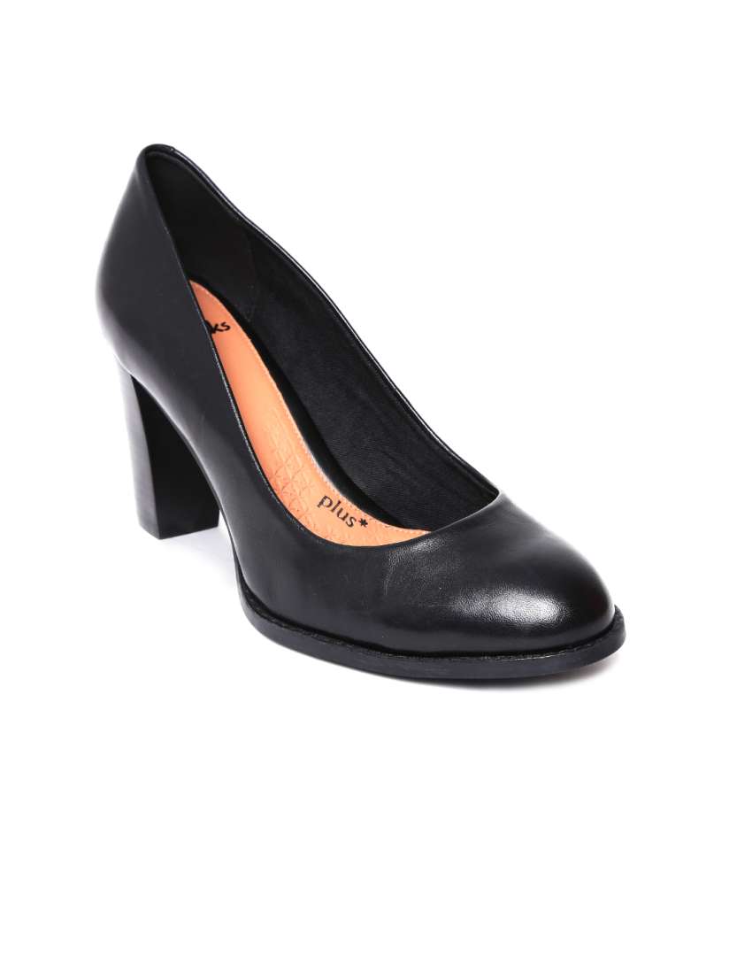 Clarks leather heels top