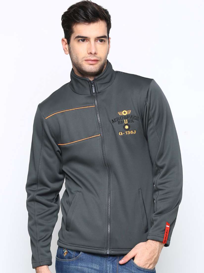 Buy Spunk Men Grey Sweatshirt Sweatshirts for Men 600689 Myntra