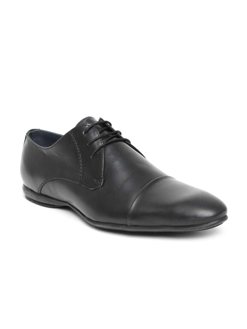 Buy Famozi Men Black Leather Formal Shoes Formal Shoes for Men 603665 Myntra