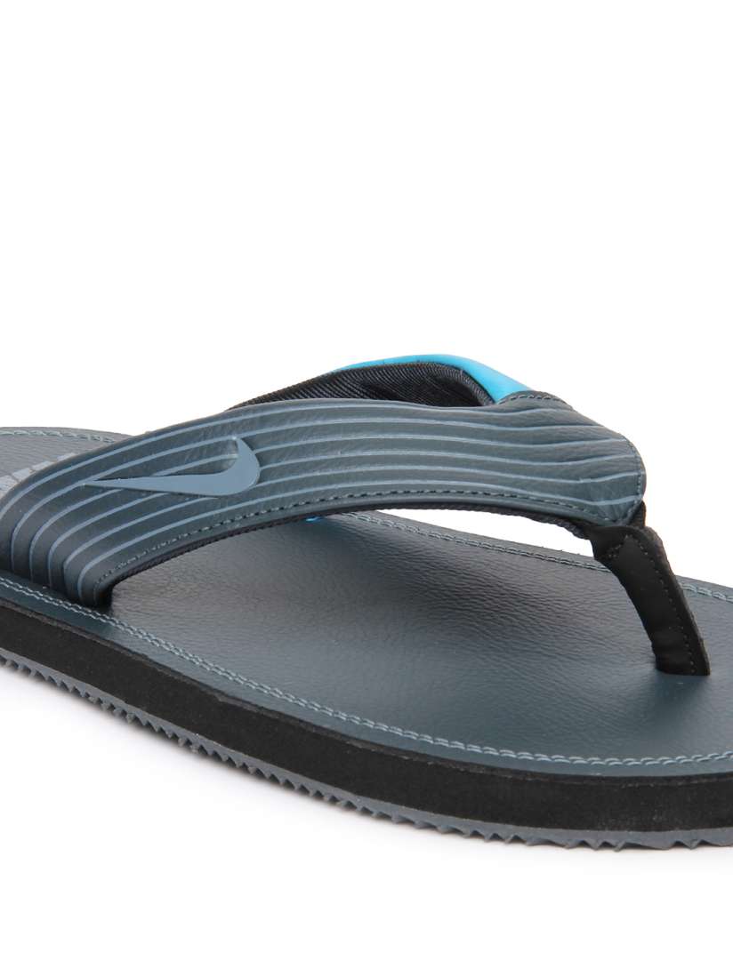 Buy Nike Men Grey Blue Chroma Thong III Flip Flops Flip Flops for Men 613058 Myntra