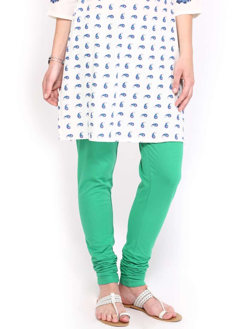 Buy W Women Green Churidar Leggings Leggings for Women 620661 Myntra