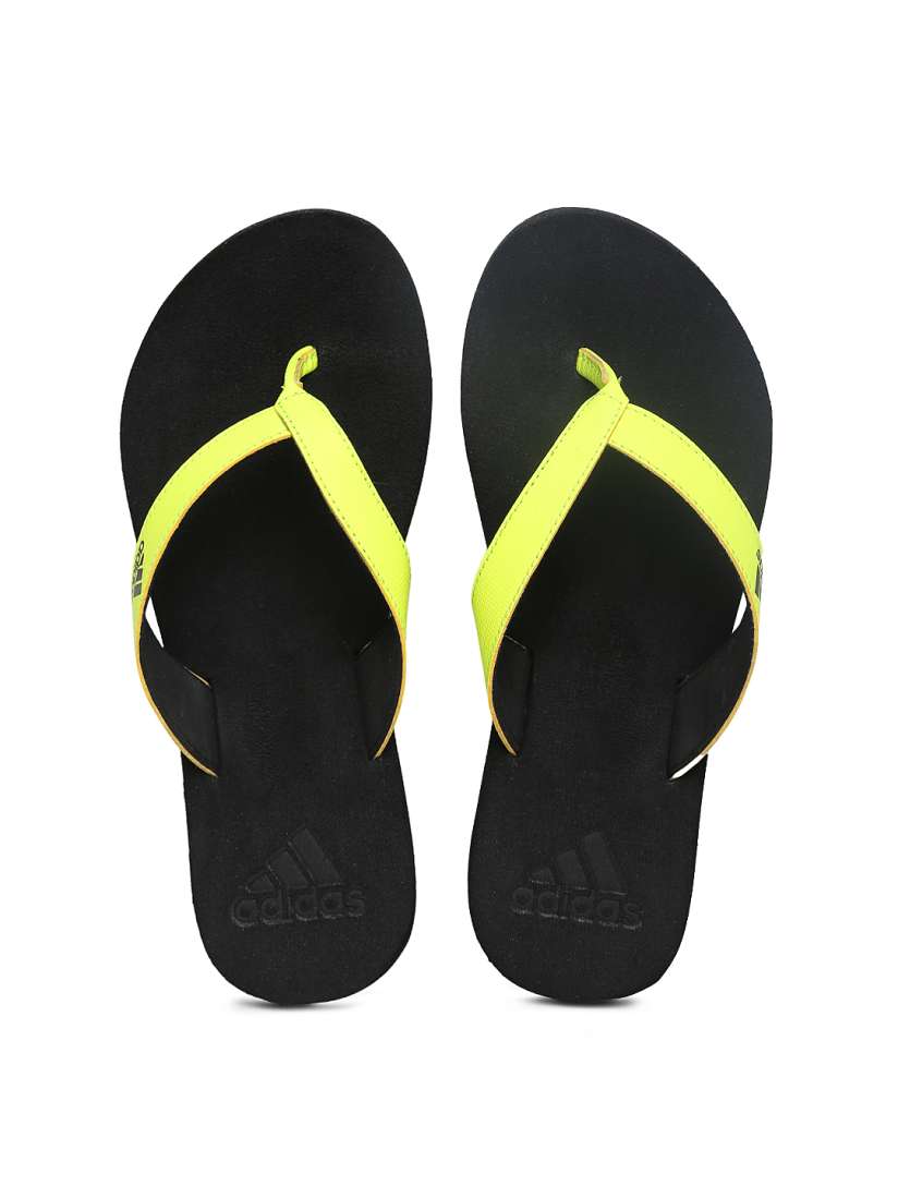 Adidas neon flip flops online