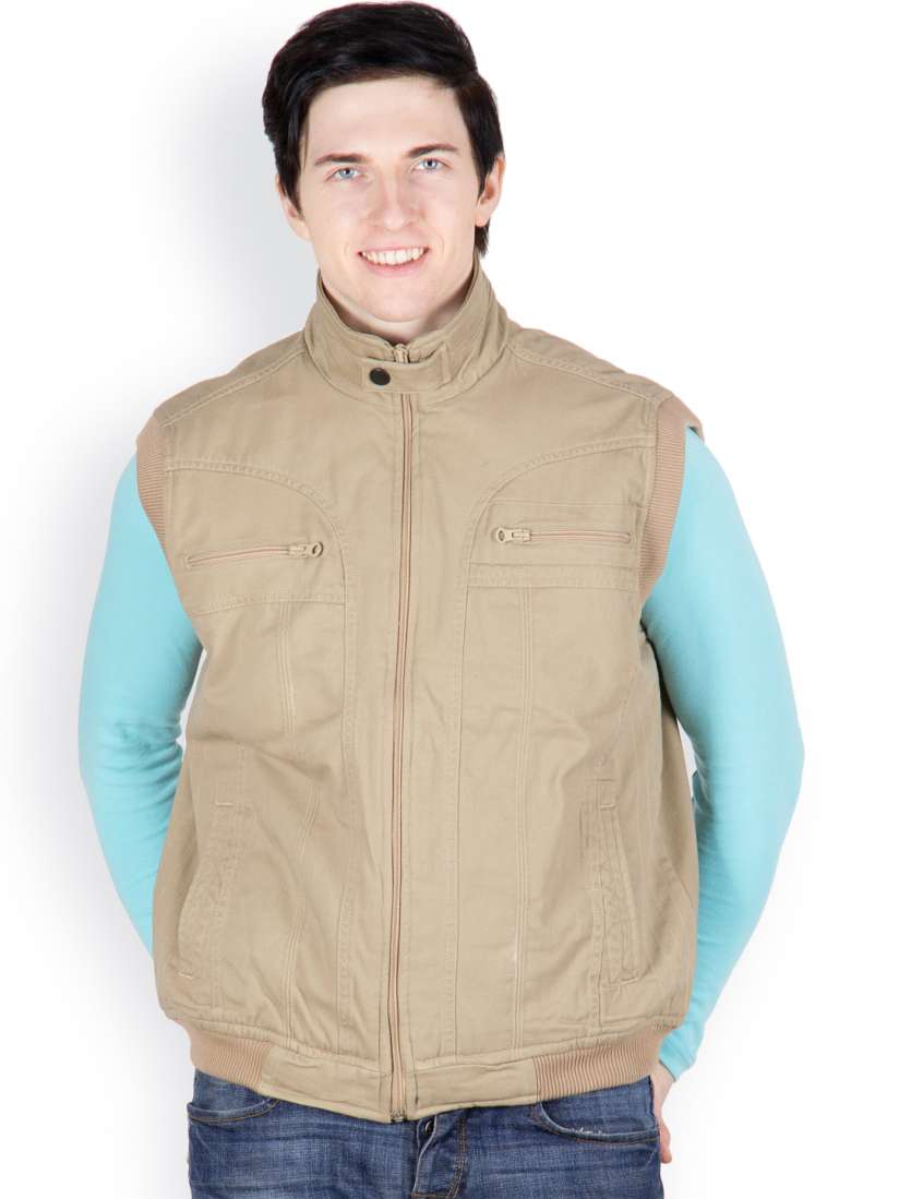 Sleeveless cotton jackets for mens online on sale