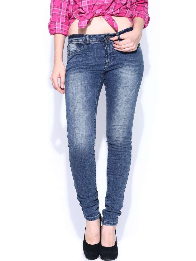 Buy Vero Moda Women Blue Tight Fit Stretchable Jeans Jeans for Women 638335 Myntra