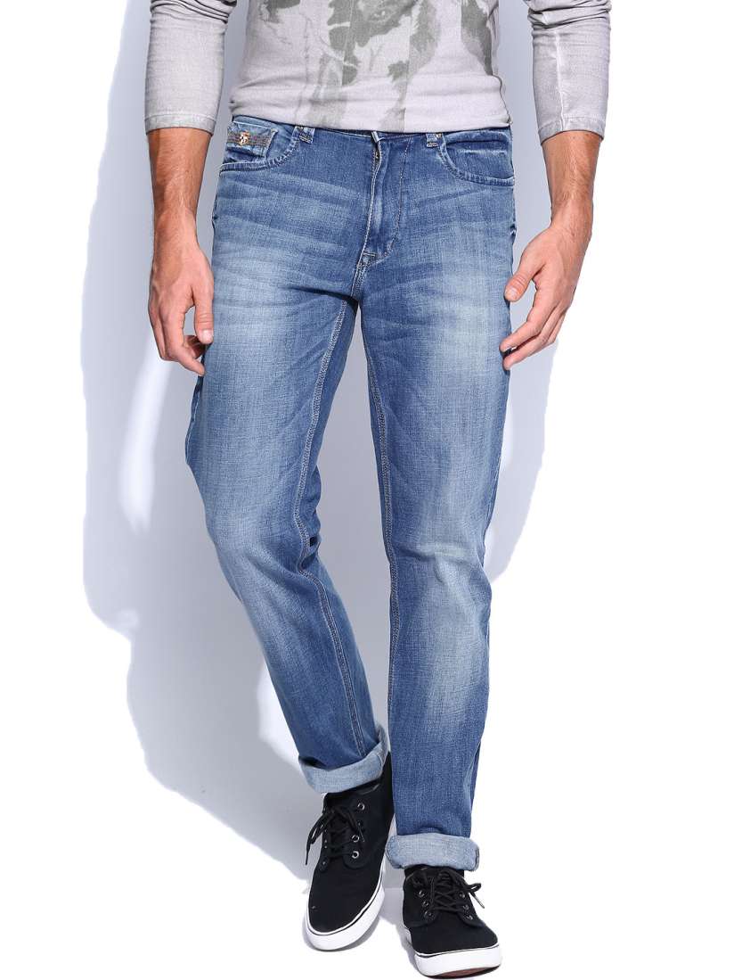 Buy U.S. Polo Assn. Denim Co. Men Blue Delta Slim Tapered Fit Stretchable Jeans Jeans for Men 638814 Myntra
