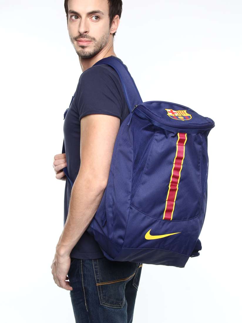Buy Nike Men Blue Allegiance Barcelona Shield Compact Soccer Backpack Backpacks for Men 654416 Myntra
