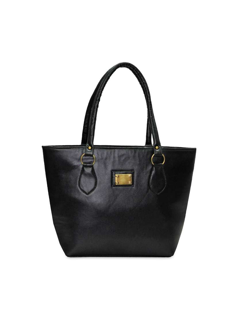 Black handbag myntra clearance