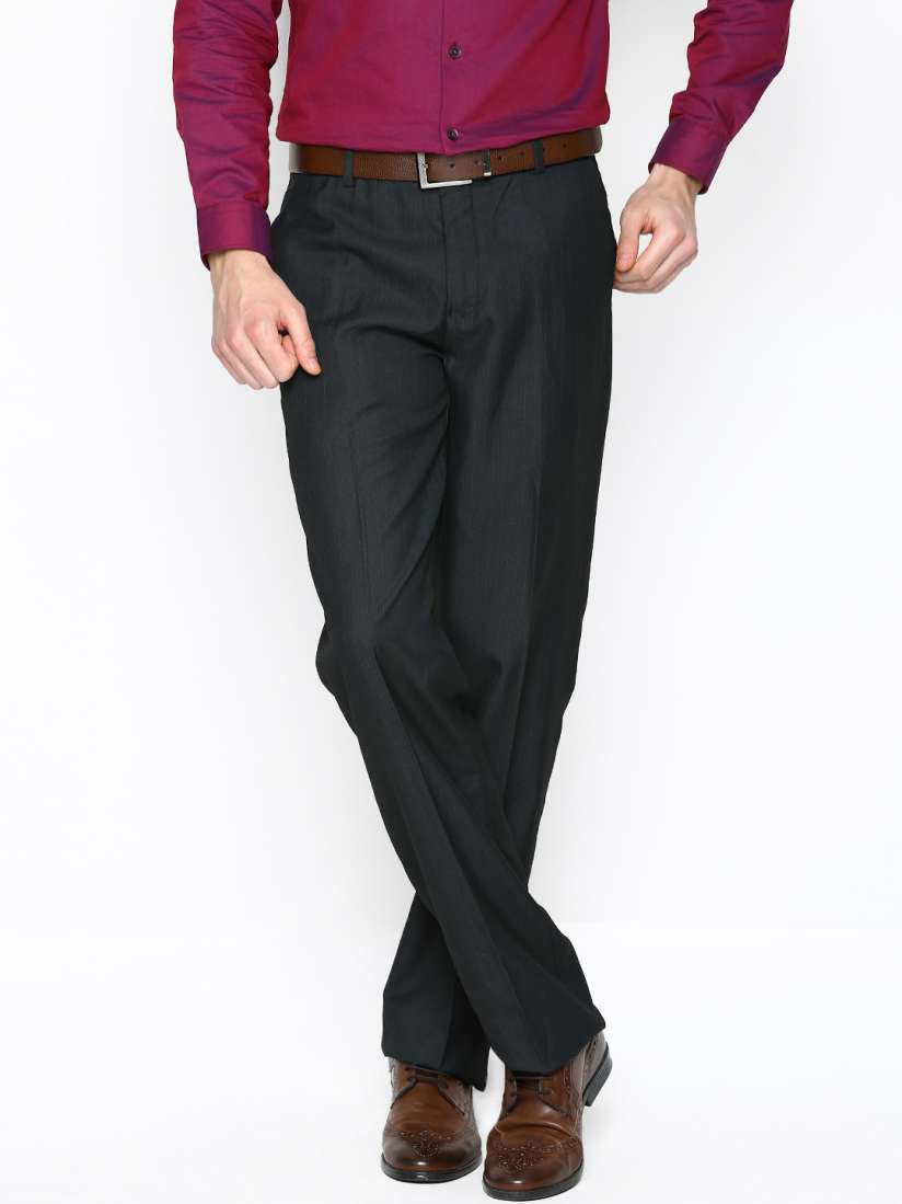 Striped formal trousers online
