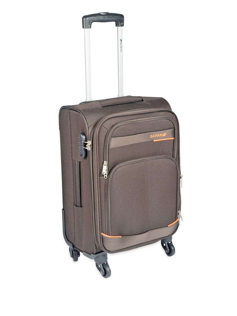Buy Safari Unisex Brown Small Trolley Suitcase Trolley Bag for Unisex 703631 Myntra