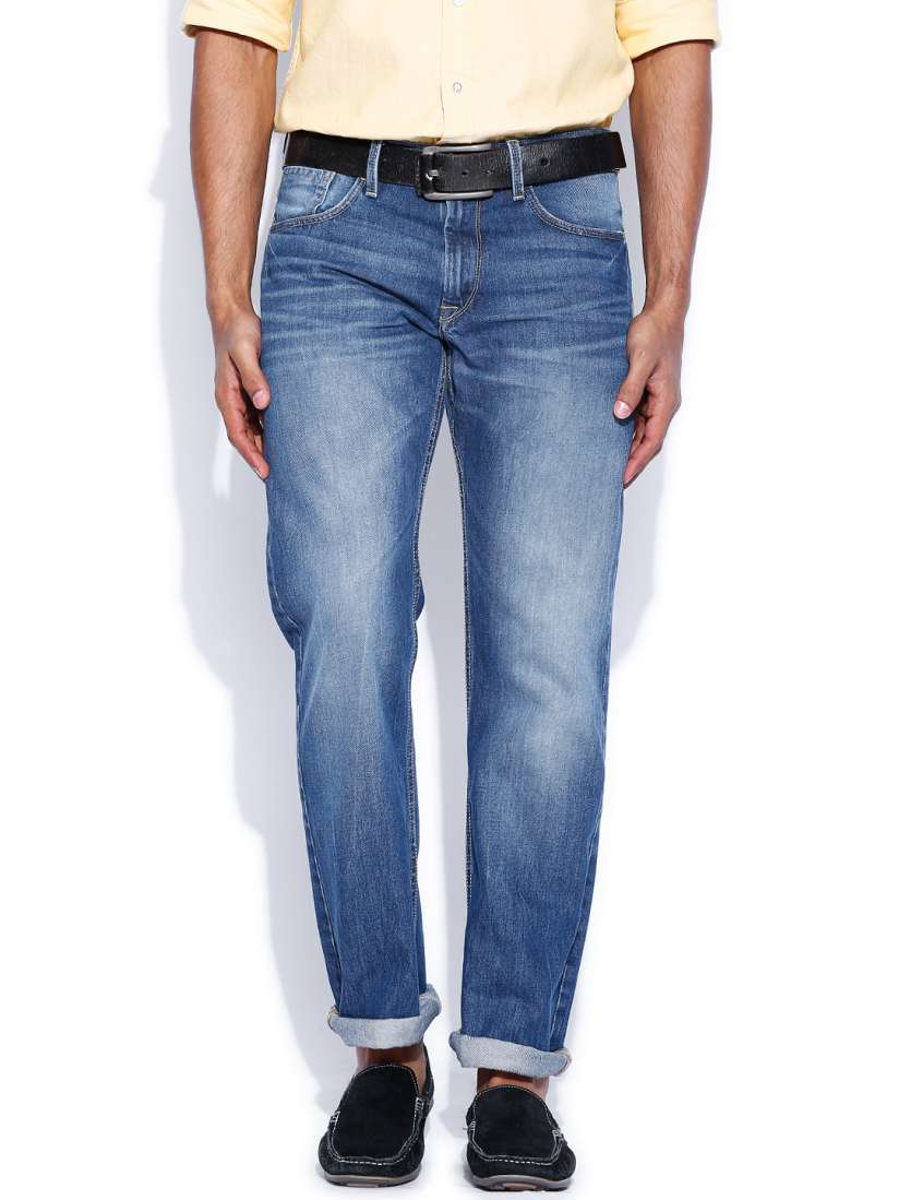Buy Lee Men Blue Rodeo Regular Fit Jeans Jeans for Men 704815 Myntra