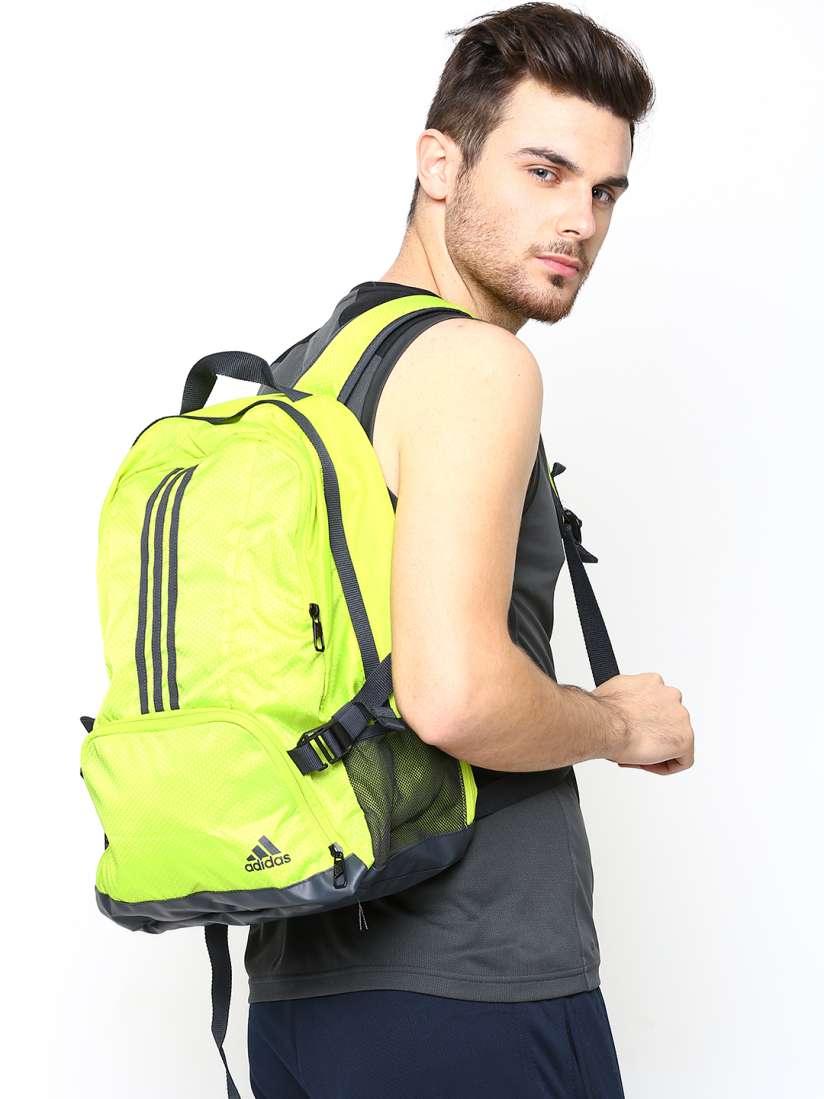 Buy ADIDAS Unisex Fluorescent Green Grey Backpack Backpacks for Unisex 705540 Myntra