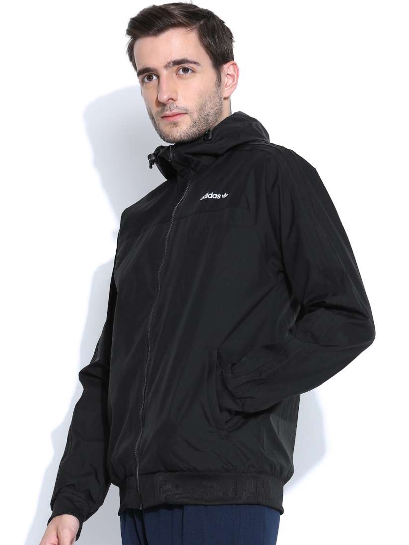 Buy ADIDAS Originals Men Black Marathon 83 Windbreaker Hooded Jacket Jackets for Men 706074 Myntra