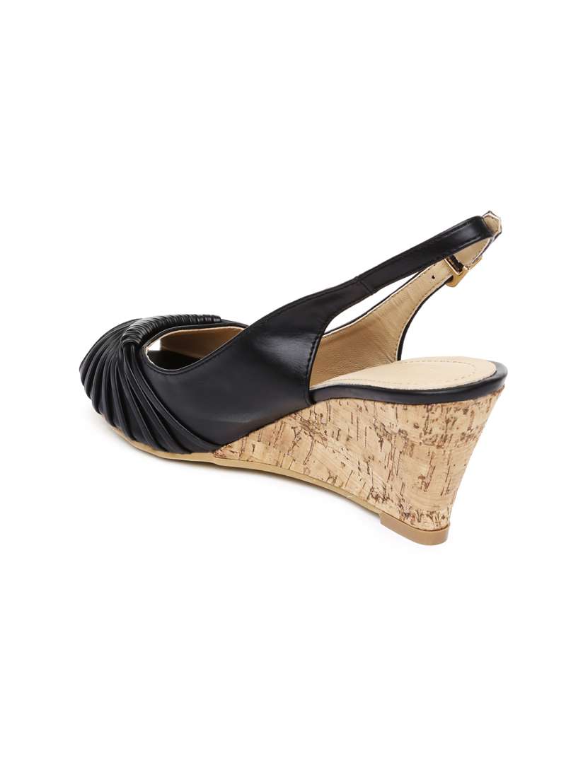 Buy Allen Solly Woman Black Wedges Heels for Women 706689 Myntra