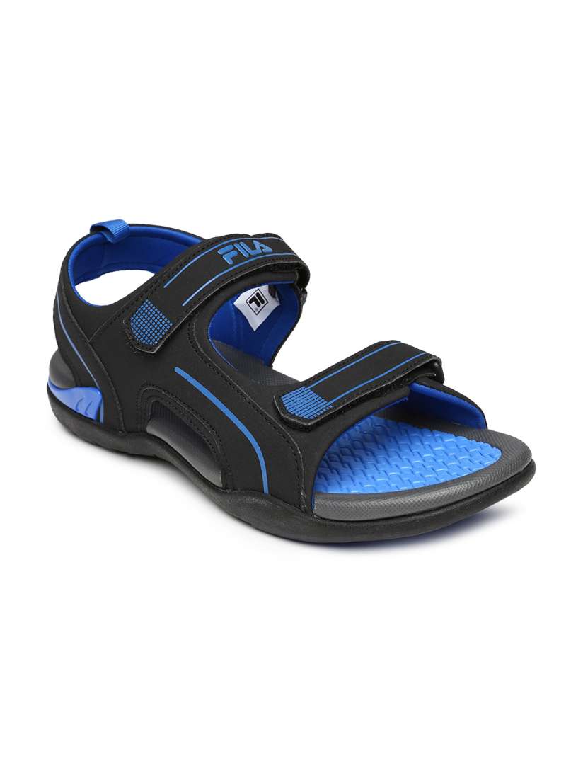 Fila men black sports sandals deals