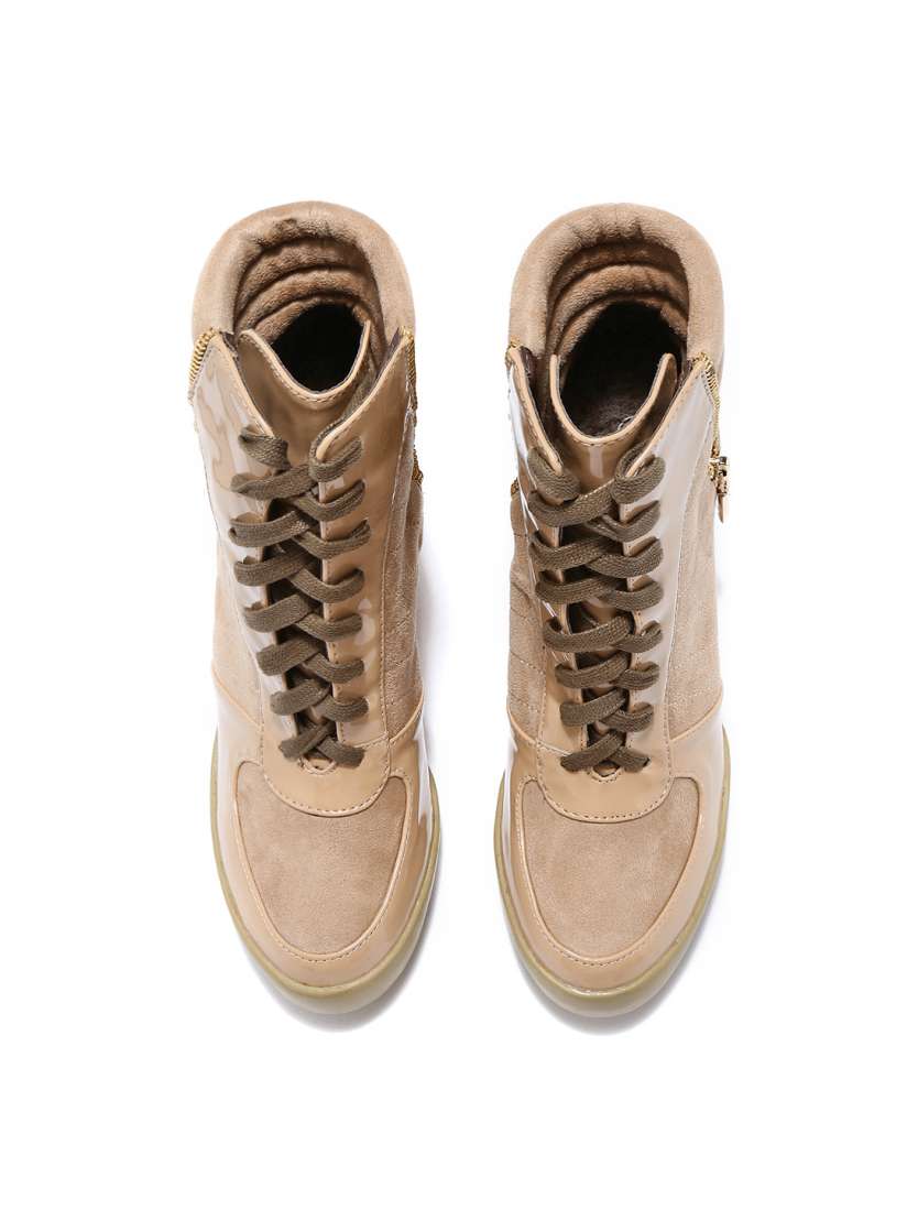 Buy Candie s New York Women Beige Boots Boots for Women 718622 Myntra