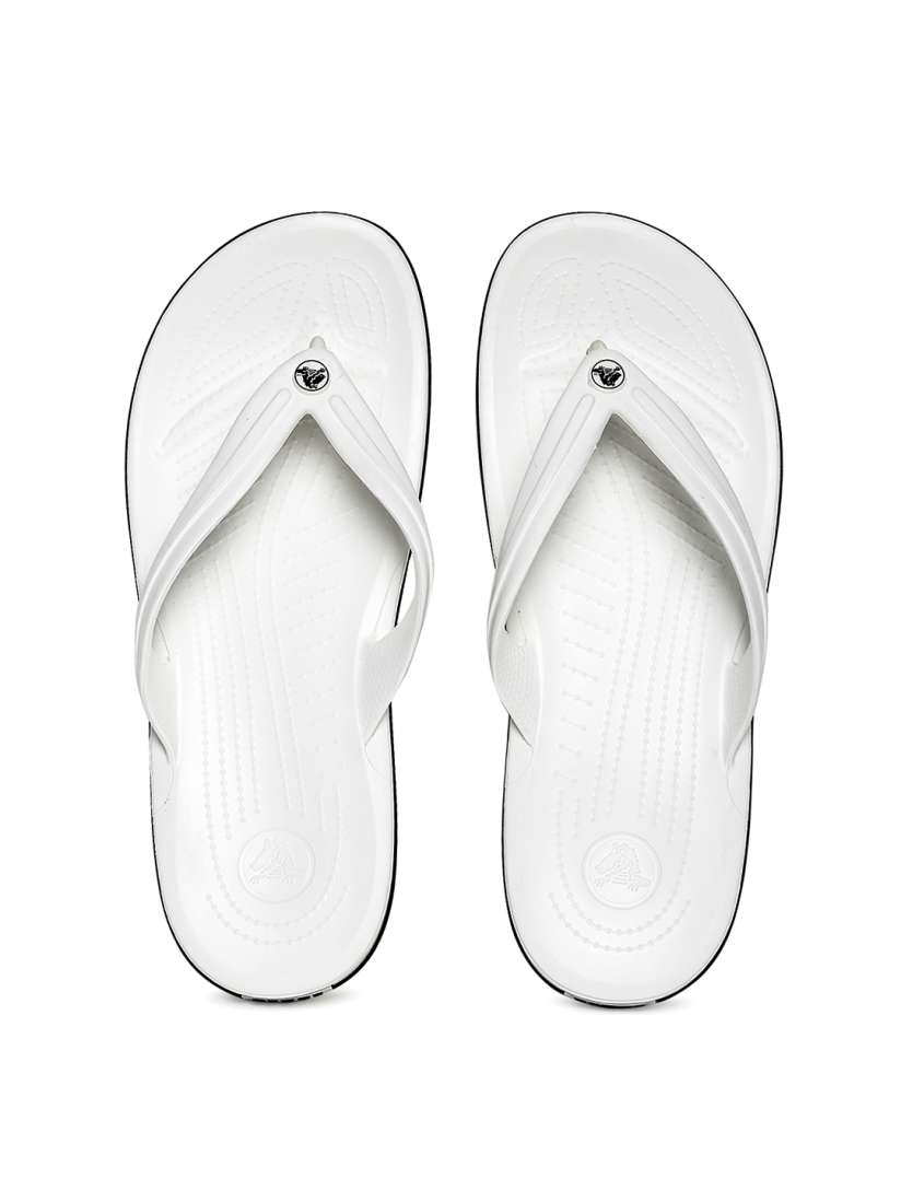 Buy Crocs Crocband Unisex White Flip Flops Flip Flops for Unisex 719931 Myntra