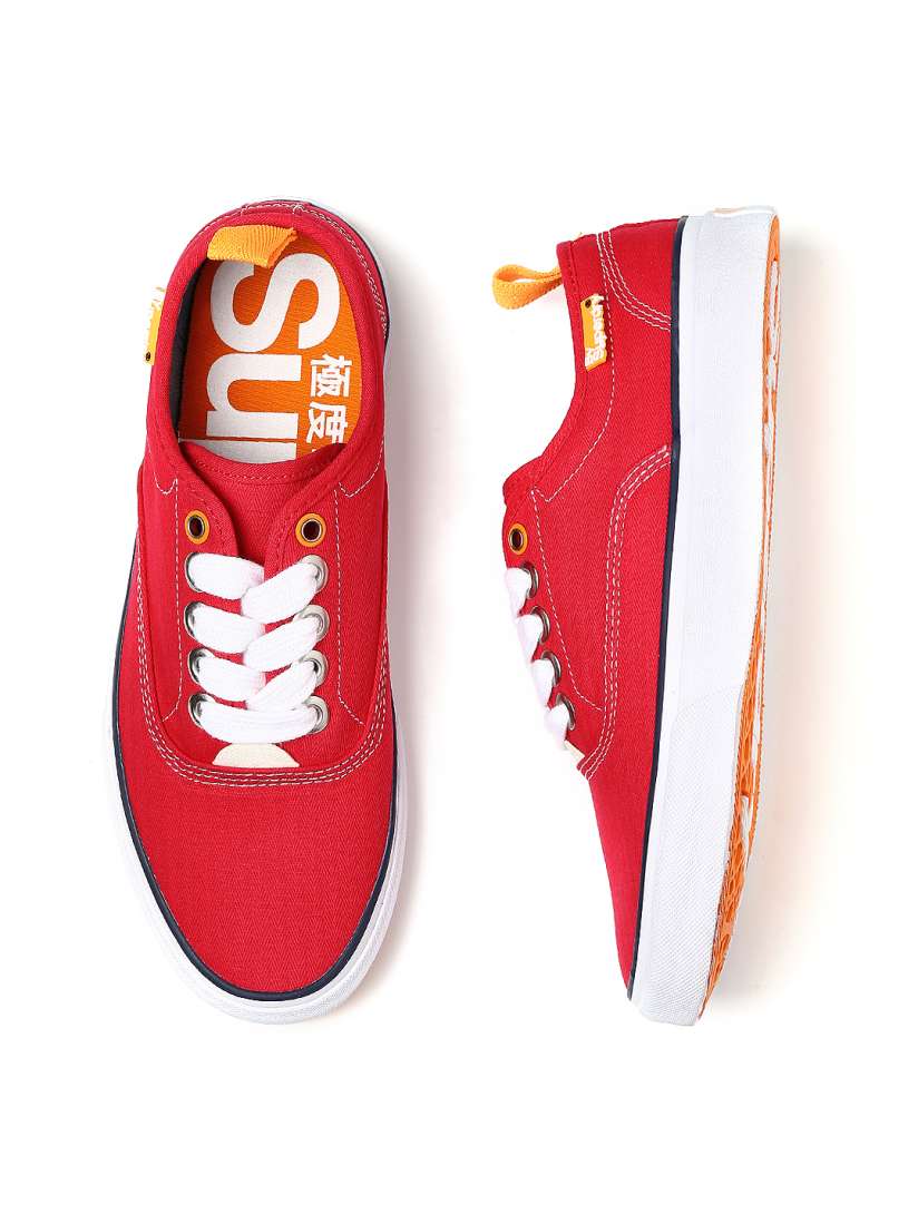 Superdry red shoes online