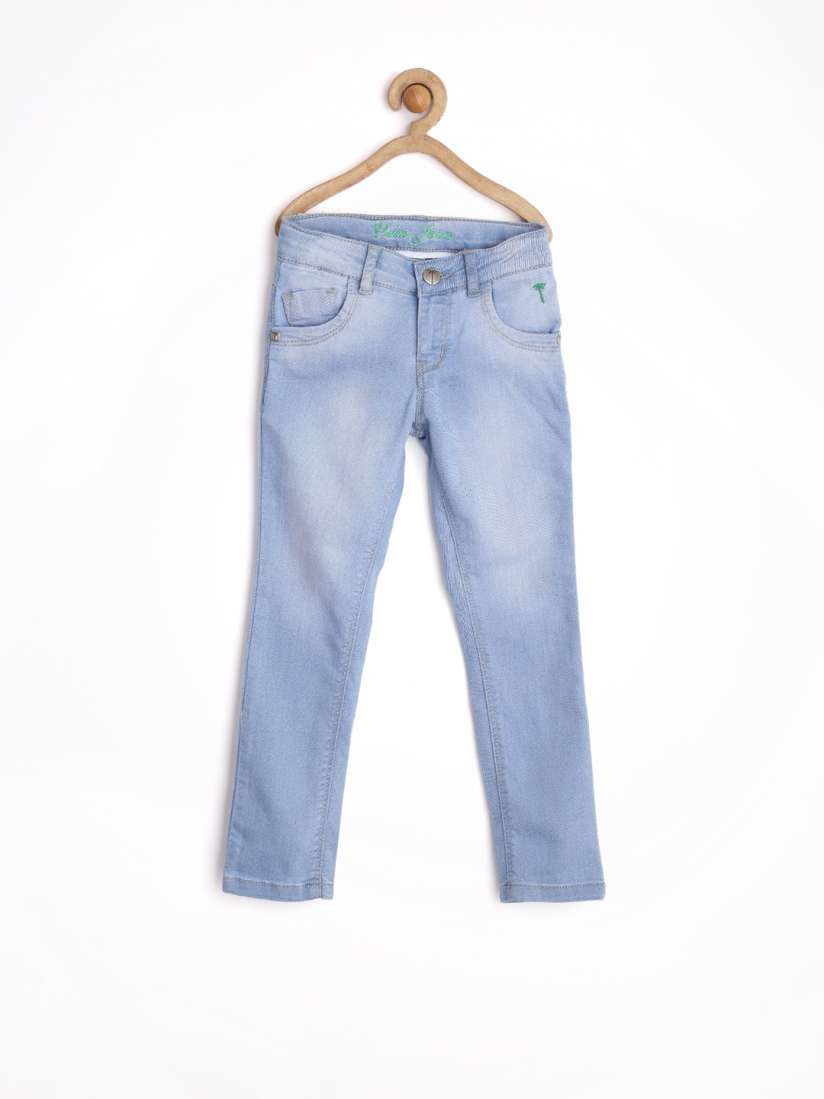 Buy Gini and Jony Girls Light Blue Jeans Jeans for Girls 723189 Myntra