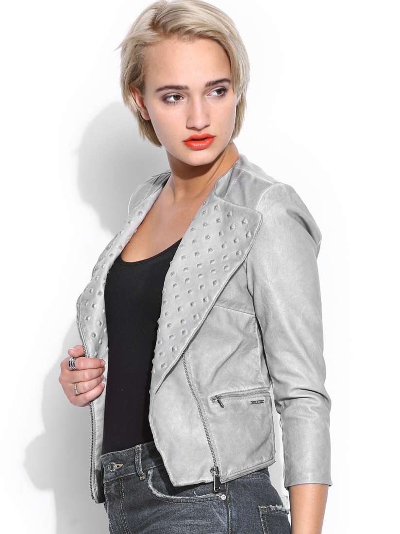 Buy GAS Women Grey Jacket Jackets for Women 723822 Myntra