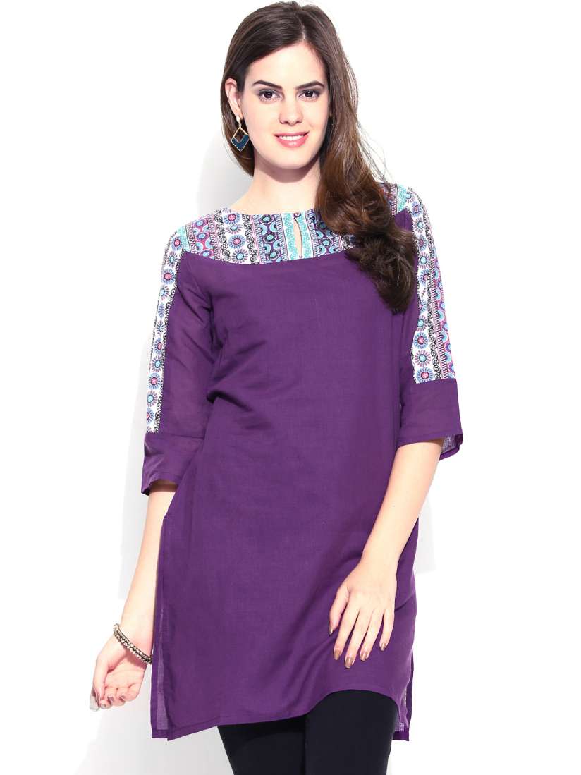 Buy Aurelia Women Purple Kurta Kurtis for Women 731937 Myntra