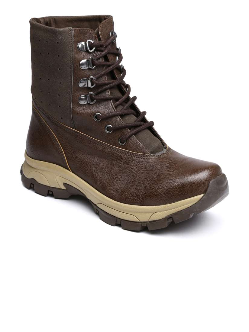 Buy Knotty Derby Men Brown Michael Outdoor Boots Boots for Men 750142 Myntra