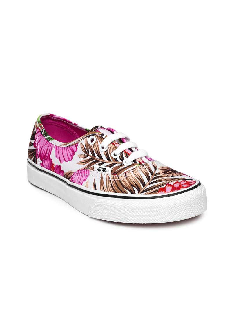 Vans printed shoes for girls best sale