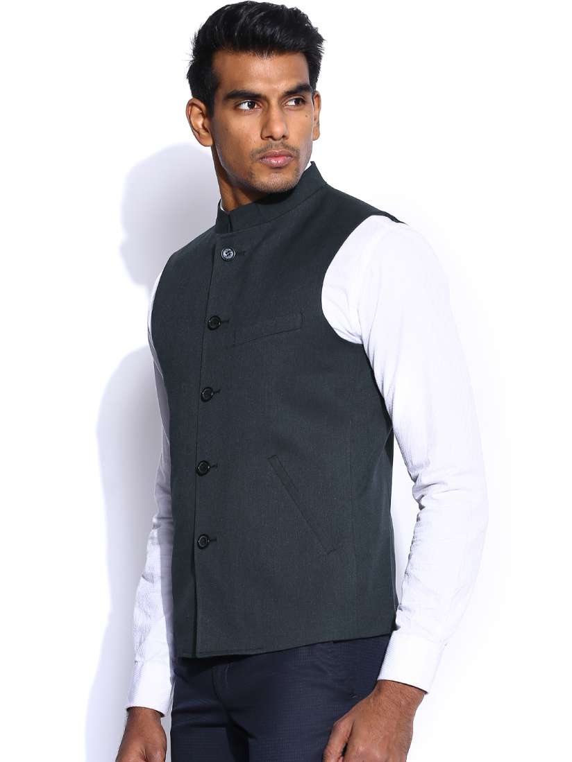 Buy Peter England Navy Nehru Jacket Nehru Jackets for Men Myntra