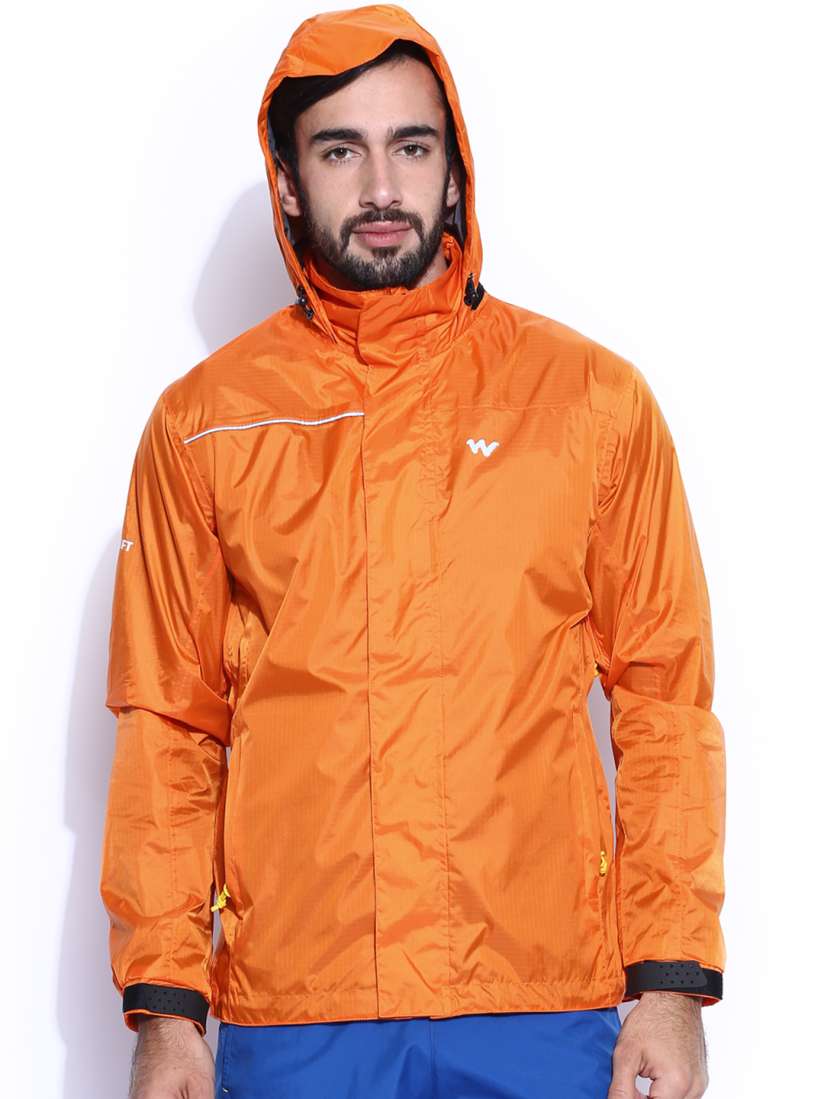 Buy Wildcraft Orange Hooded Rain Pro Jacket Rain Jacket for Men 783730 Myntra