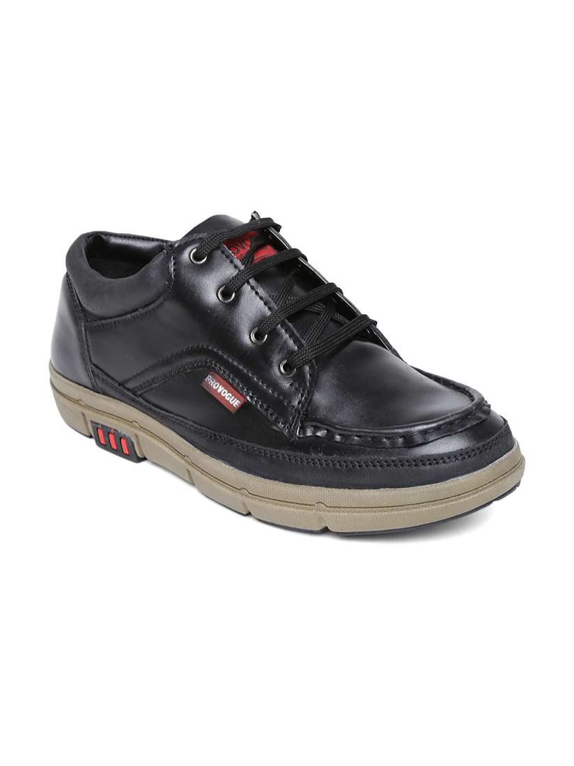 Buy Provogue Men Black Leather Casual Shoes Casual Shoes for Men 814770 Myntra