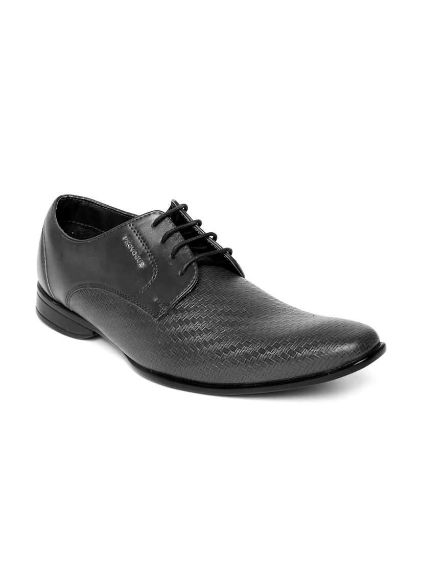 Buy Provogue Men Black Leather Semiformal Shoes Formal Shoes for Men 814777 Myntra
