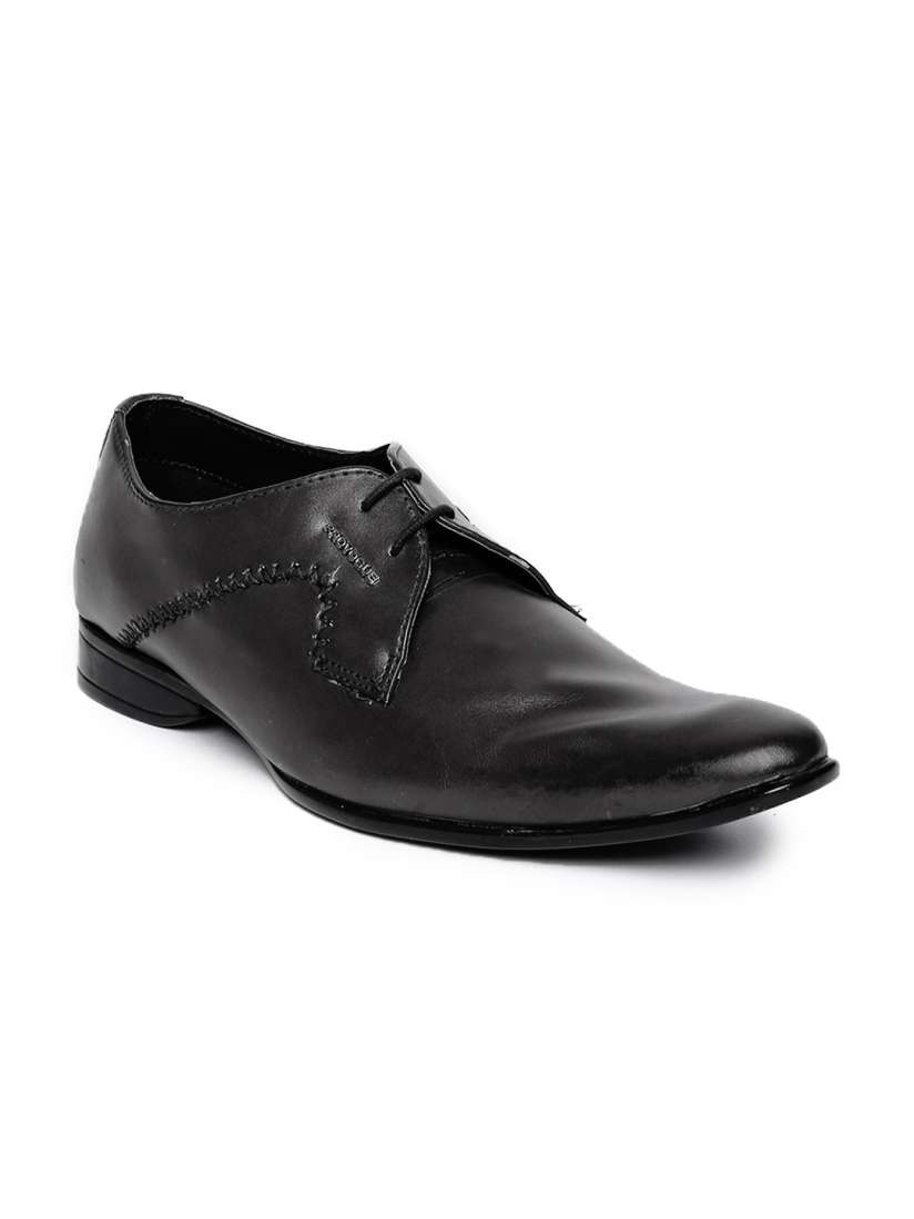 Buy Provogue Men Black Leather Formal Shoes Formal Shoes for Men 814780 Myntra