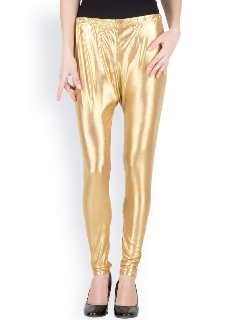 Buy Castle Gold Toned Leggings Leggings for Women 846509 Myntra