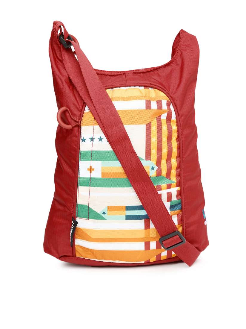 Buy Wiki by Wildcraft Red Printed Sling Bag Handbags for Women 847935 Myntra