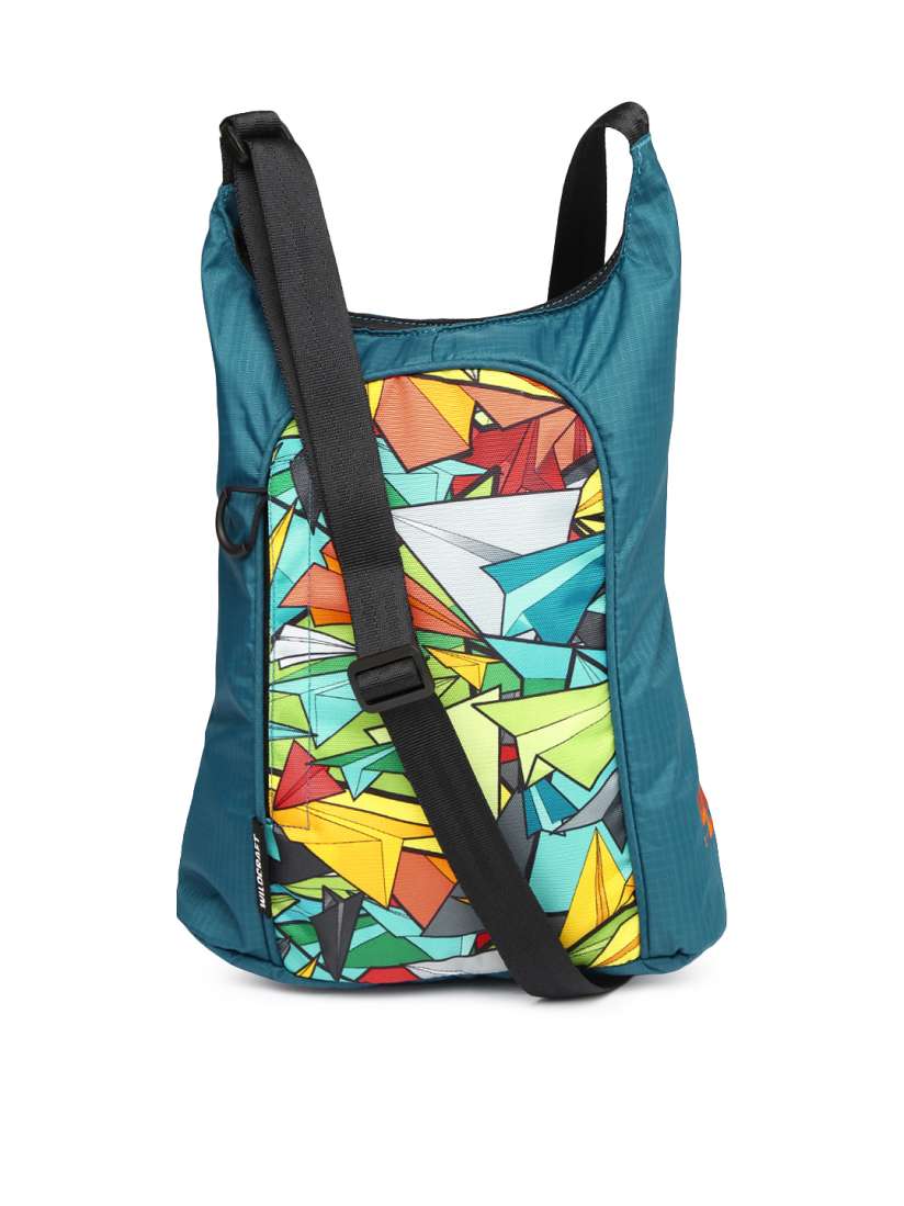 Buy Wiki by Wildcraft Blue Printed Sling Bag Handbags for Women 847936 Myntra