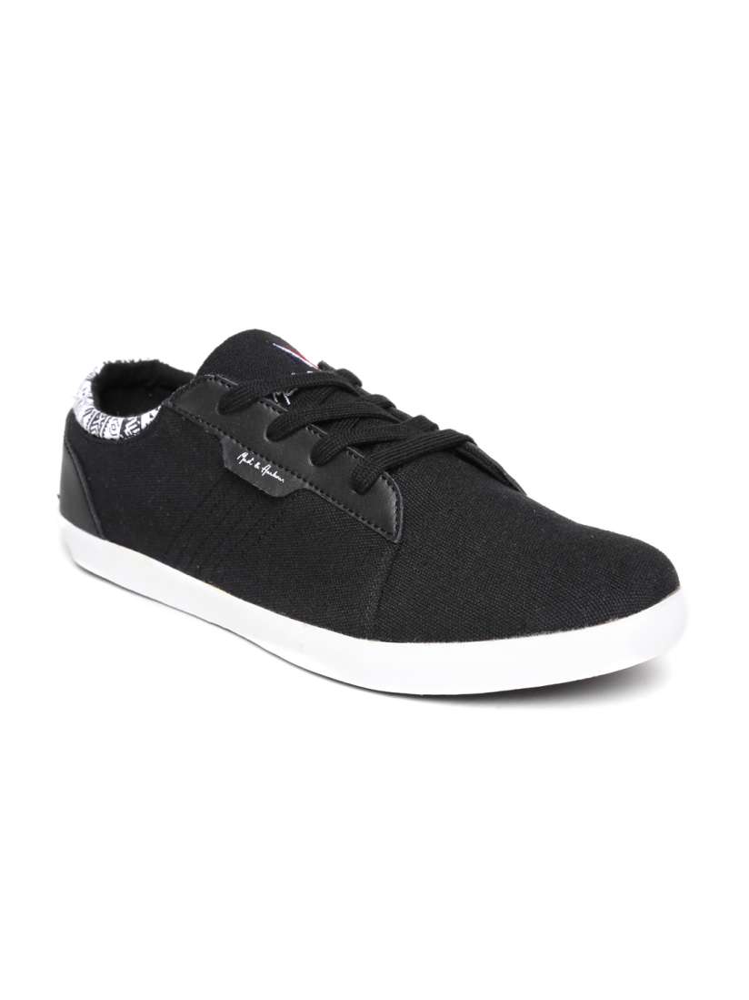 Buy Mast Harbour Unisex Black Canvas Shoes Casual Shoes for Unisex 856890 Myntra