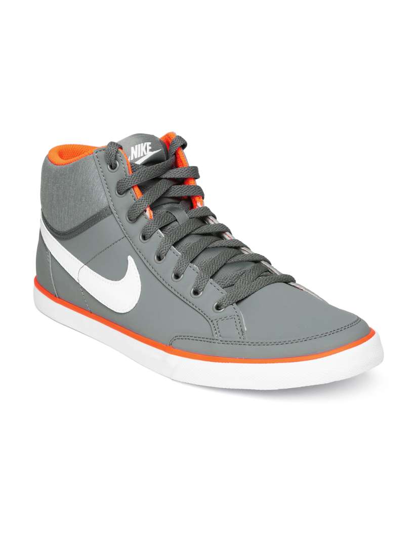 Buy Nike Men Grey Capri III Leather Casual Shoes Casual Shoes for Men 857265 Myntra