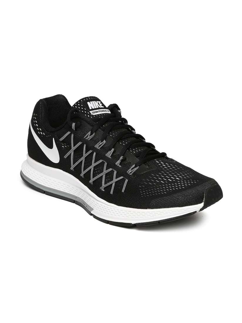 Buy Nike Men Black Air Zoom Pegasus 32 Running Shoes Sports Shoes for Men 858328 Myntra