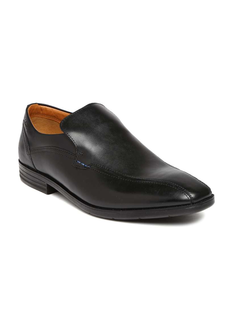Buy Clarks Men Black Glenrise Step Leather Formal Shoes Formal Shoes for Men 859046 Myntra