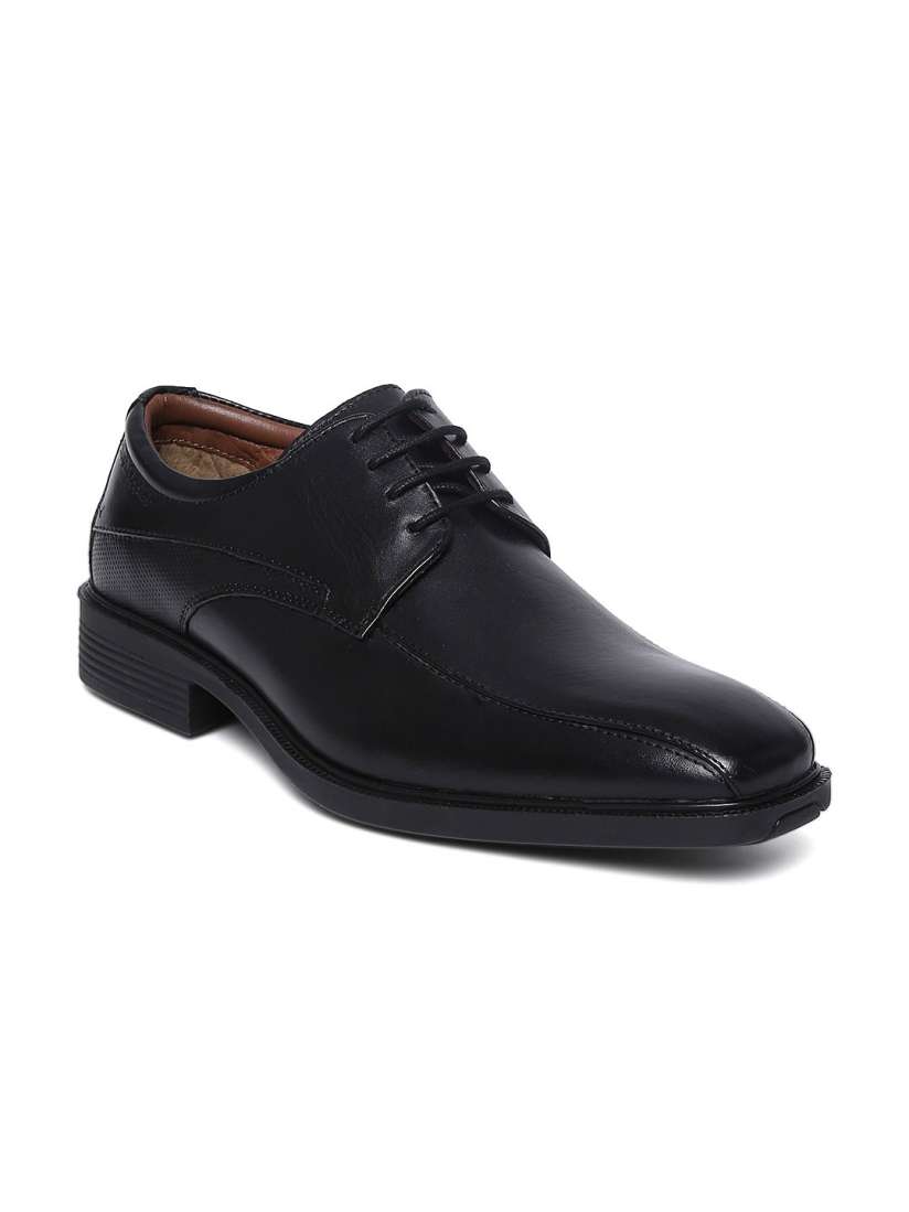Buy Hush Puppies by Bata Men Black Leather Formal Shoes Formal Shoes for Men 893357 Myntra