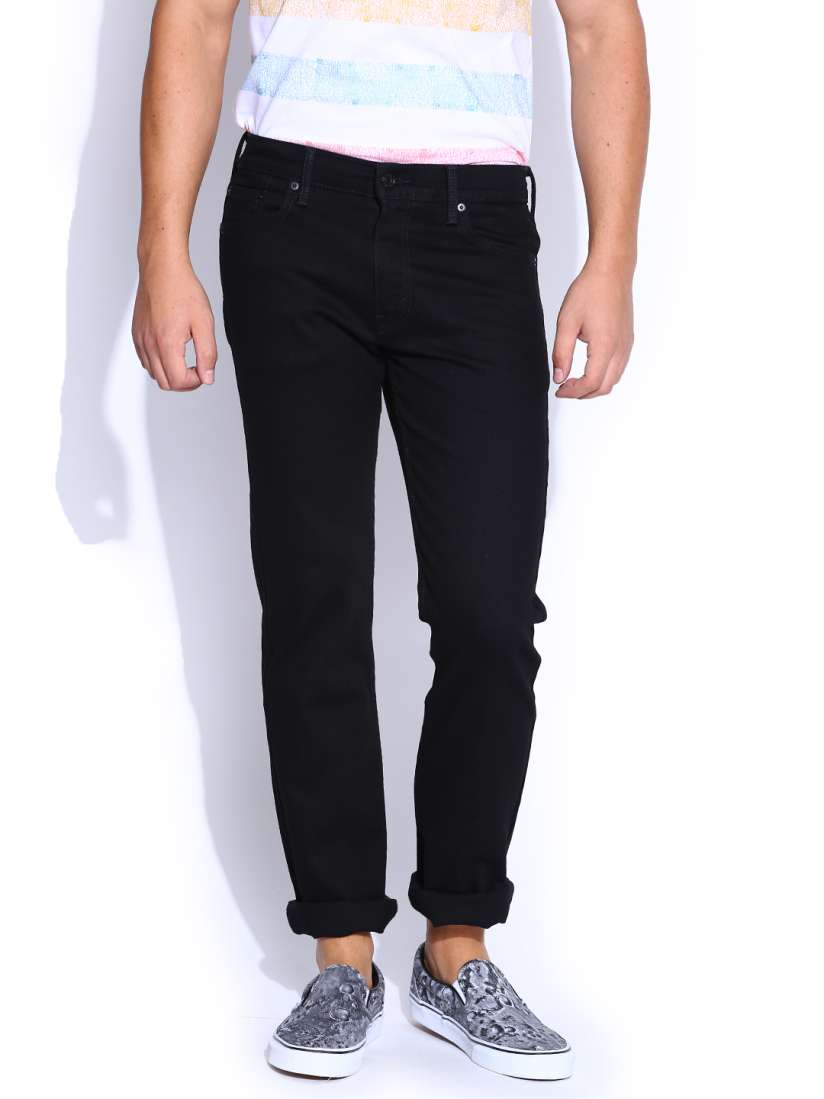 Levis 513 black jeans top