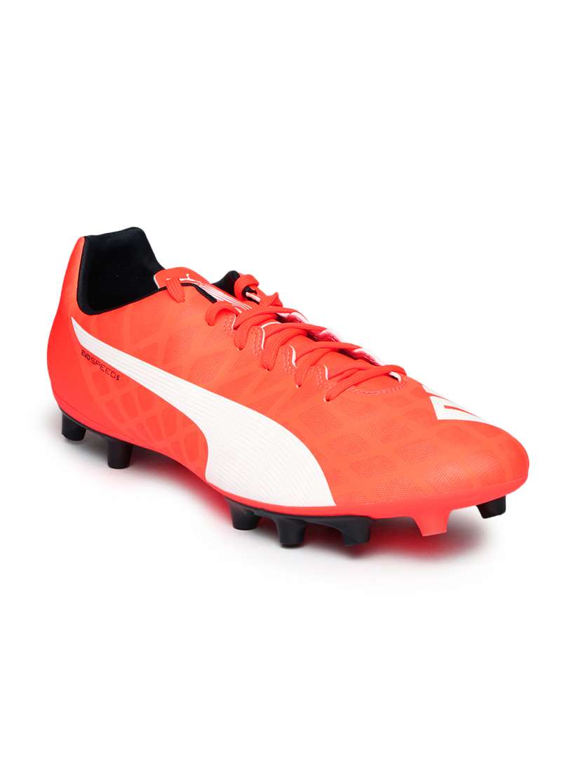 Buy PUMA Men Neon Orange EvoSPEED 5.4 FG Football Shoes Sports Shoes for Men 901687 Myntra