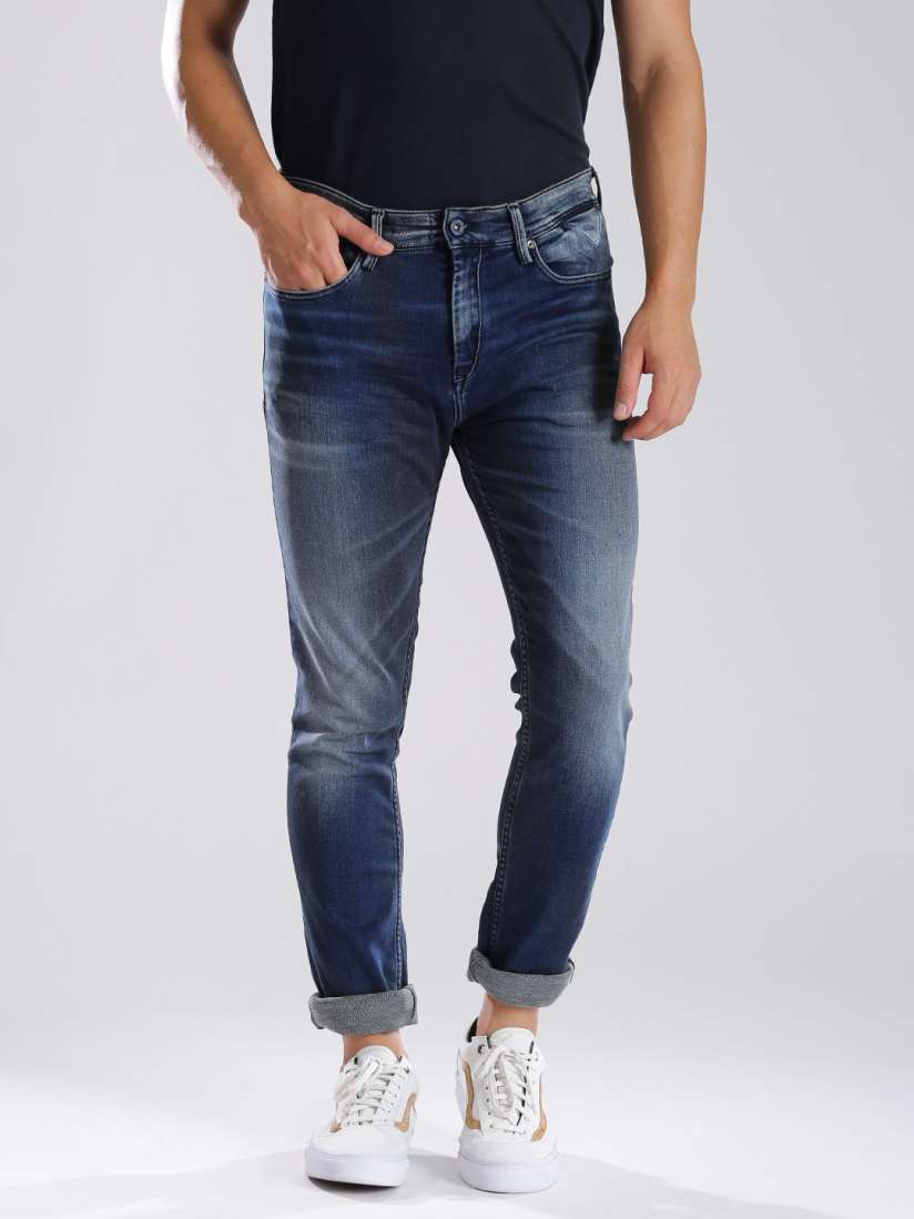 Buy Tommy Hilfiger Men Blue Low Rise Steve Skinny Fit Jeans Jeans for Men 908401 Myntra
