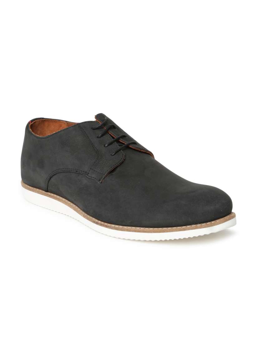 Buy Louis Philippe Men Black Leather Casual Shoes Casual Shoes for Men 911424 Myntra