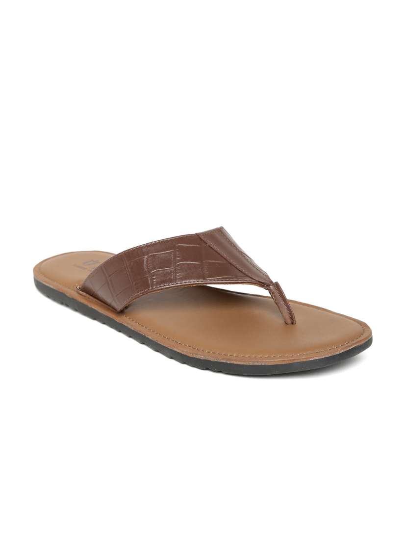 Buy Louis Philippe Men Brown Leather Sandals Sandals for Men 911429 Myntra