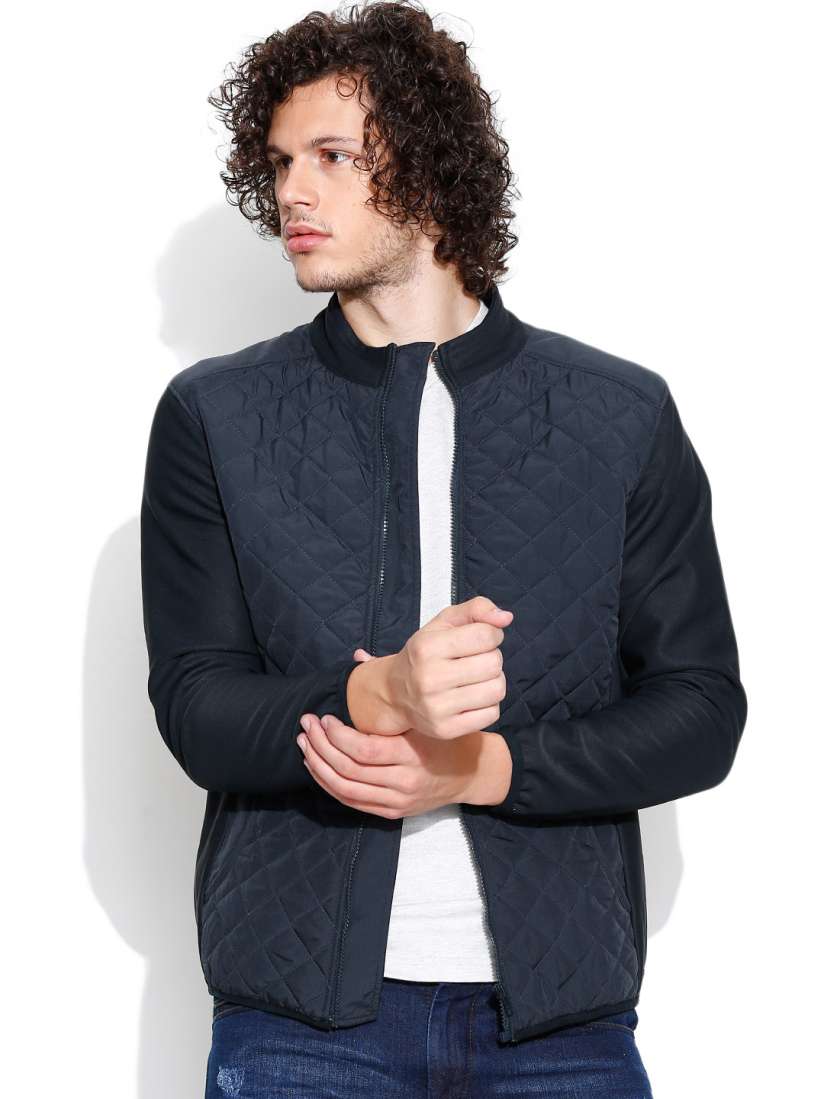Buy John Players Navy Quilted Jacket Jackets for Men 921634 Myntra