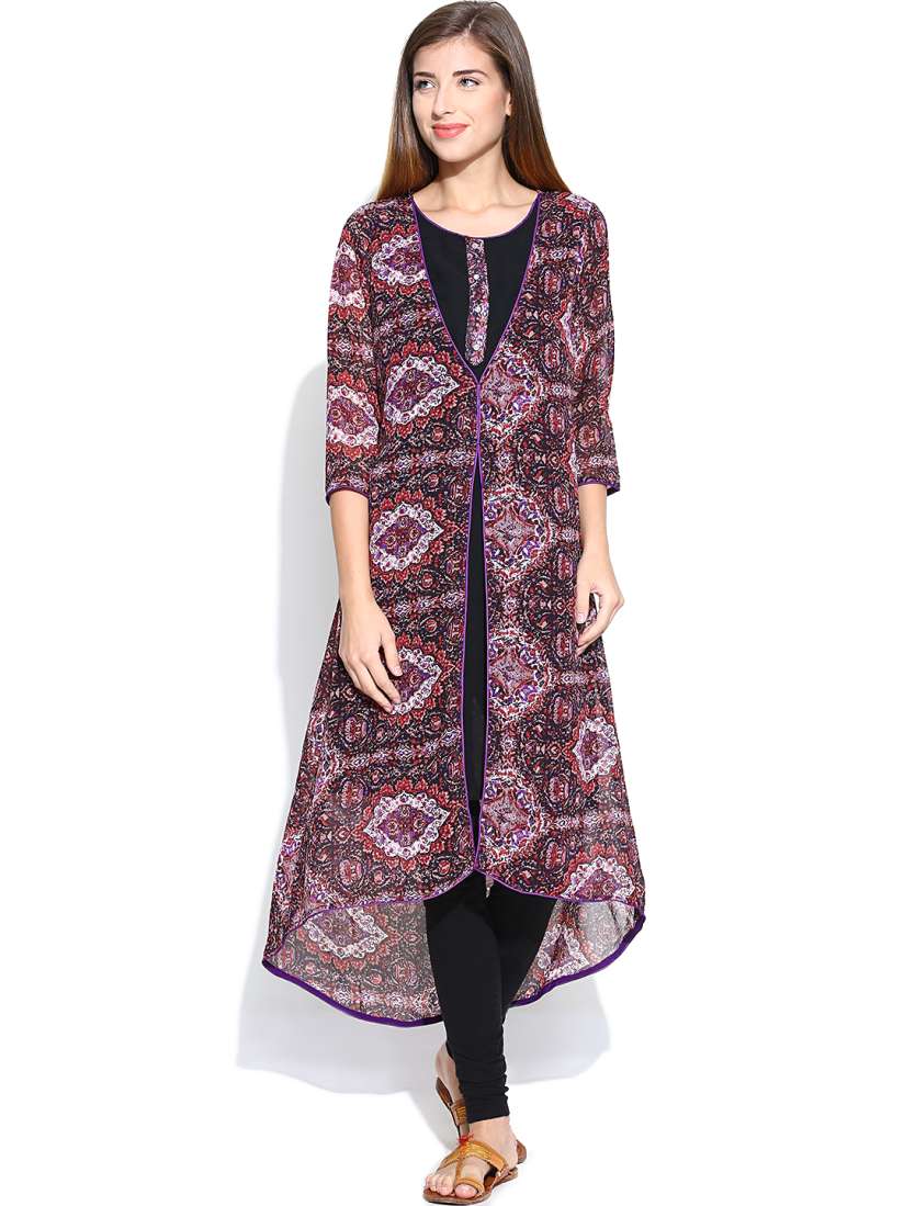 Layered a line kurta new arrivals