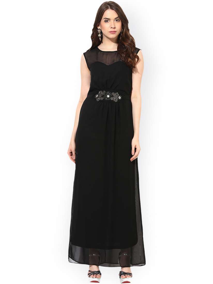 Harpa women's maxi black dress deals