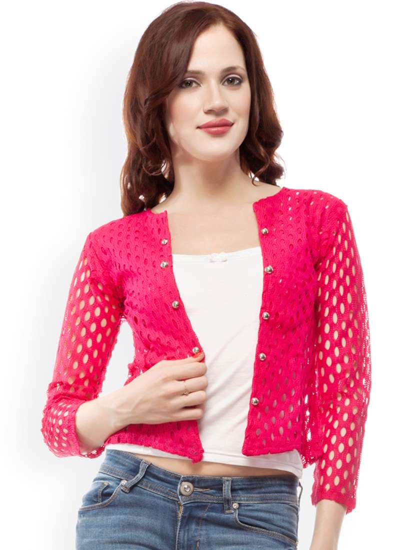 Magenta shrug clearance