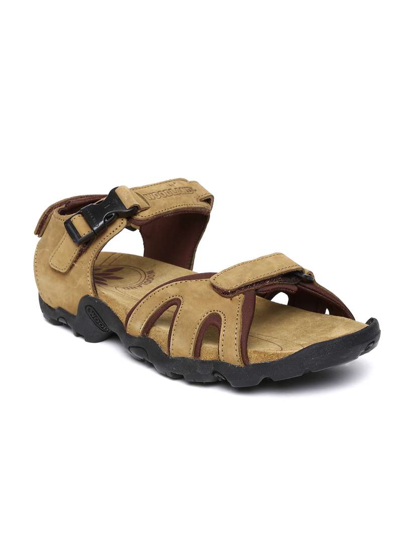 Buy Woodland Men Camel Brown Leather Sports Sandals Sandals for Men 947149 Myntra